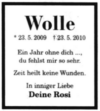 Vorschau Todesanzeige Wolle